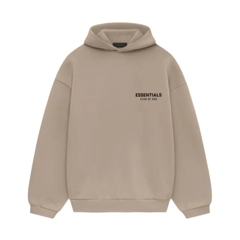 Essentials SS25 Desert Sand Fleece Hoodie sold by PLUS