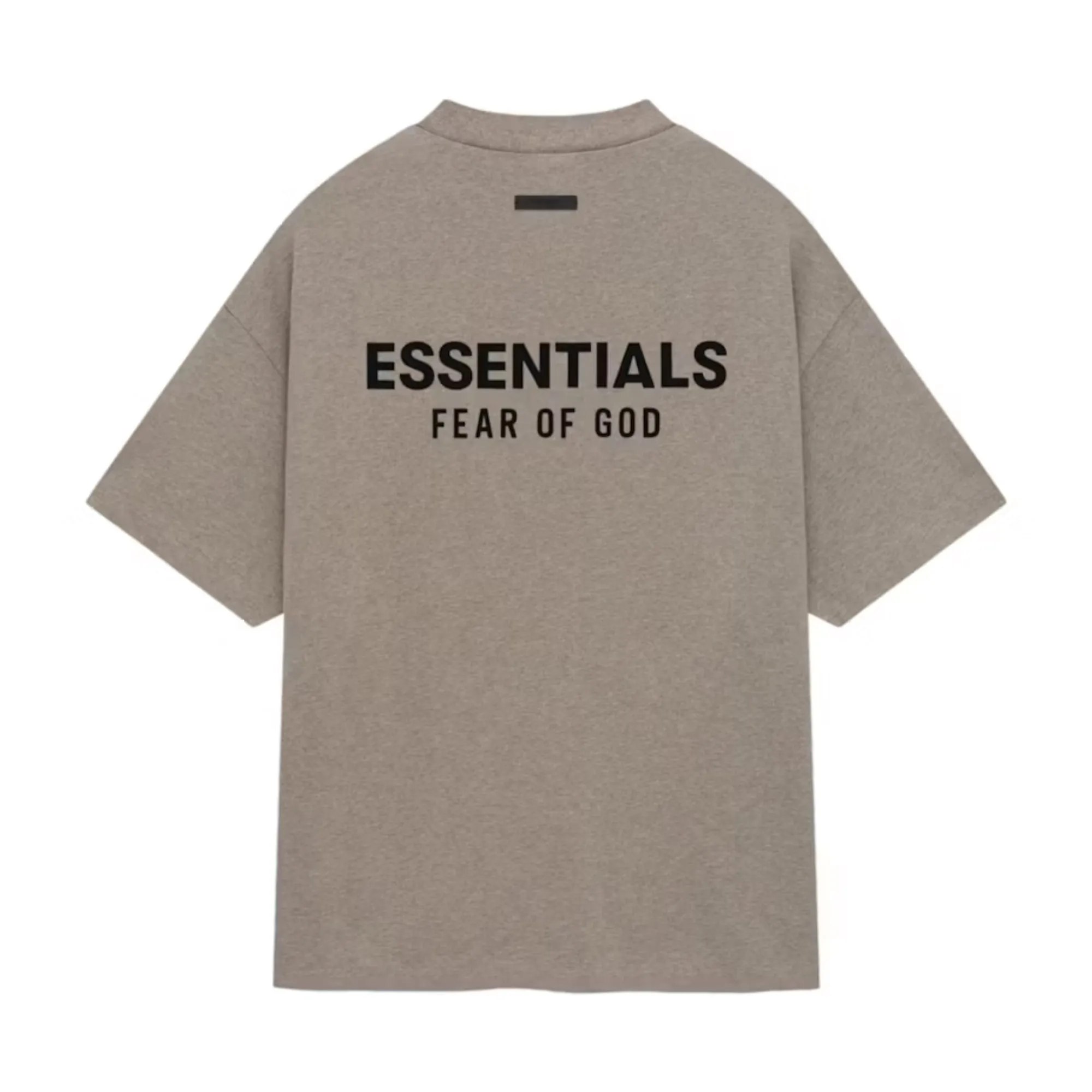 Essentials Dark Heather Grey Jersey Crewneck Tee (SS25) sold by PLUS product image thumbnail 2