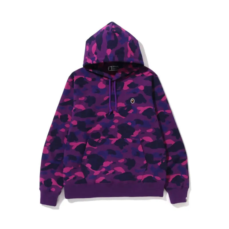 Bape Color Camo One Point Pullover Hoodie Purple sold by PLUS
