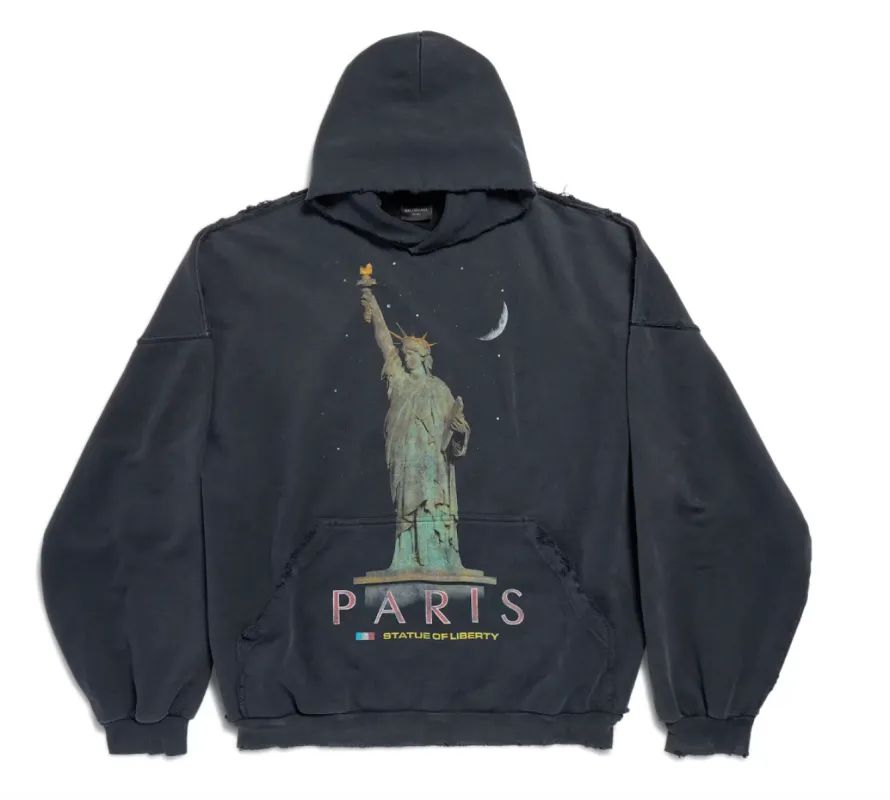 Balenciaga Paris Liberty Hoodie sold by PLUS
