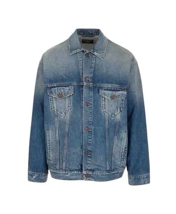 Balenciaga Back Emblem Patch Denim Jacket sold by PLUS product image thumbnail 2