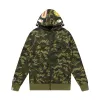 OVO x BAPE Camo Shark Reversible Full-Zip Hoodie Black sold by PLUS