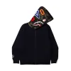 OVO x BAPE Camo Shark Reversible Full-Zip Hoodie Black sold by PLUS