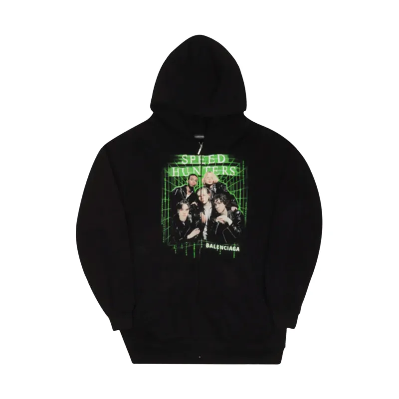 Balenciaga AW18 Speedhunters Zip Up hoodie sold by PLUS