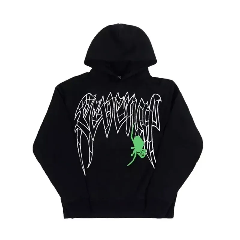 Revenge x Juice Wrld 999 Burnout Hoodie Black | Parallel