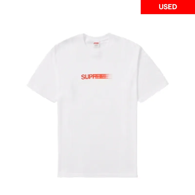 Supreme Motion Logo Tee SS20 White/Red (Used) sold by PLUS