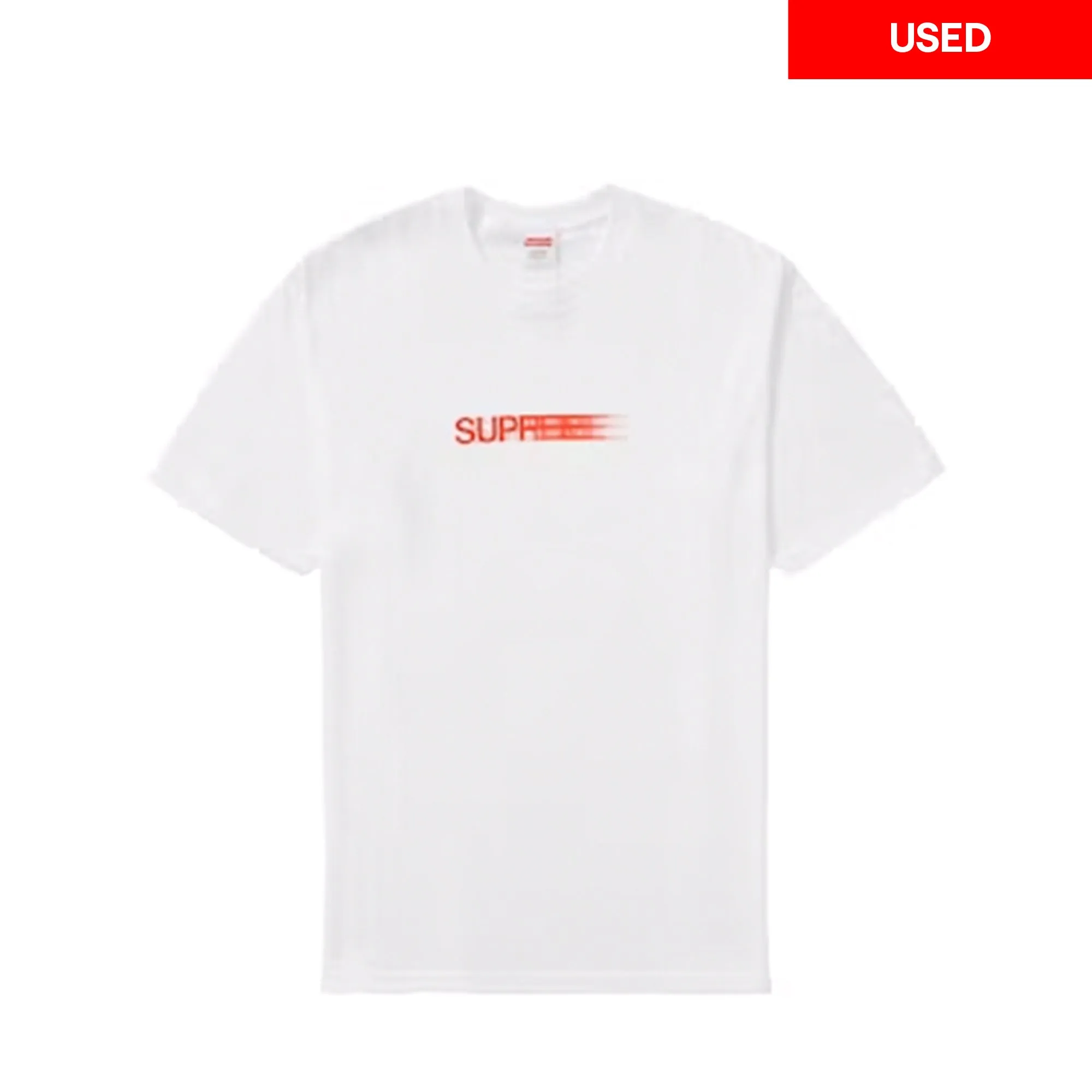 Supreme Motion Logo Tee SS20 White/Red (Used) sold by PLUS