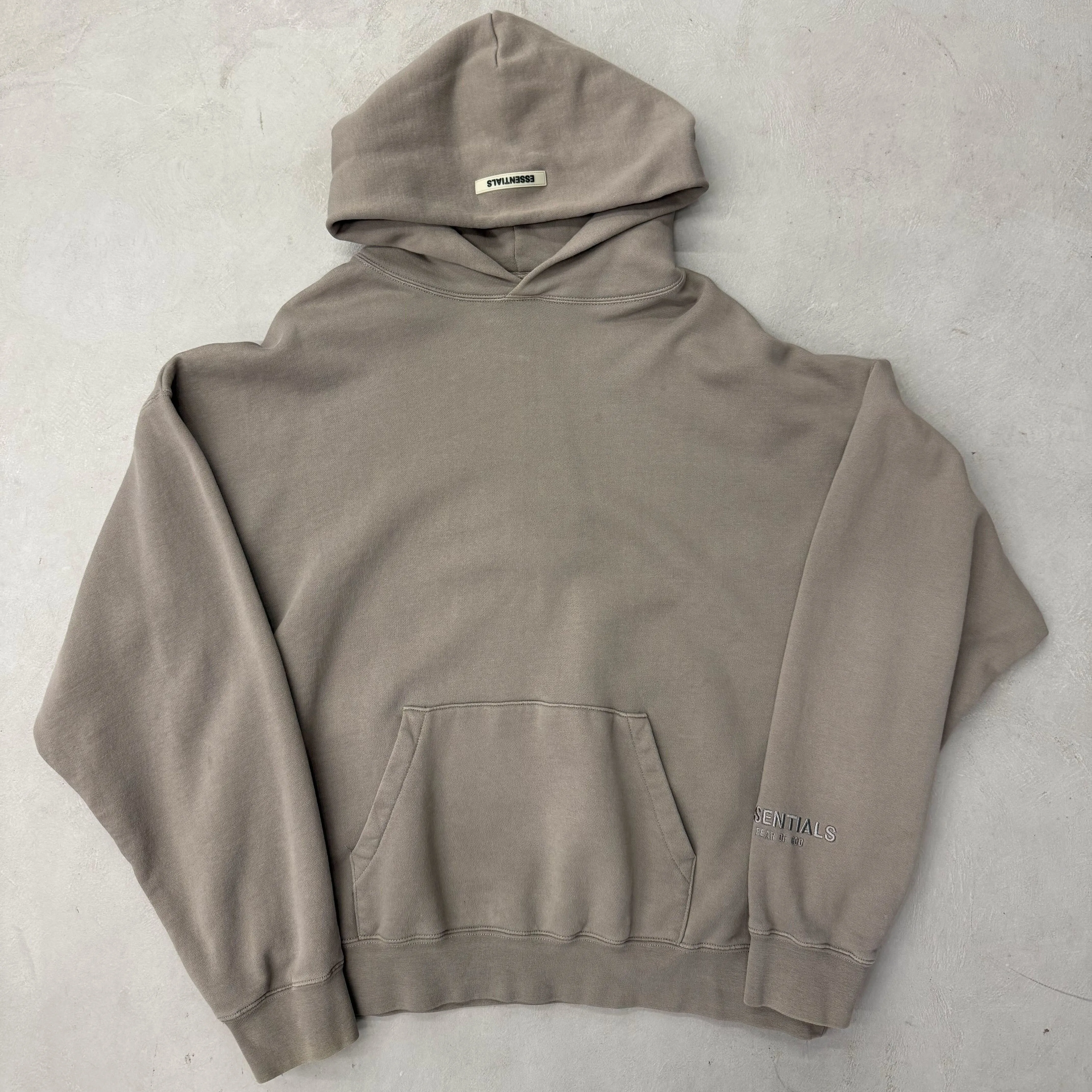Essentials Dark Grey Hoodie (Blank) sold by PLUS product image thumbnail 2