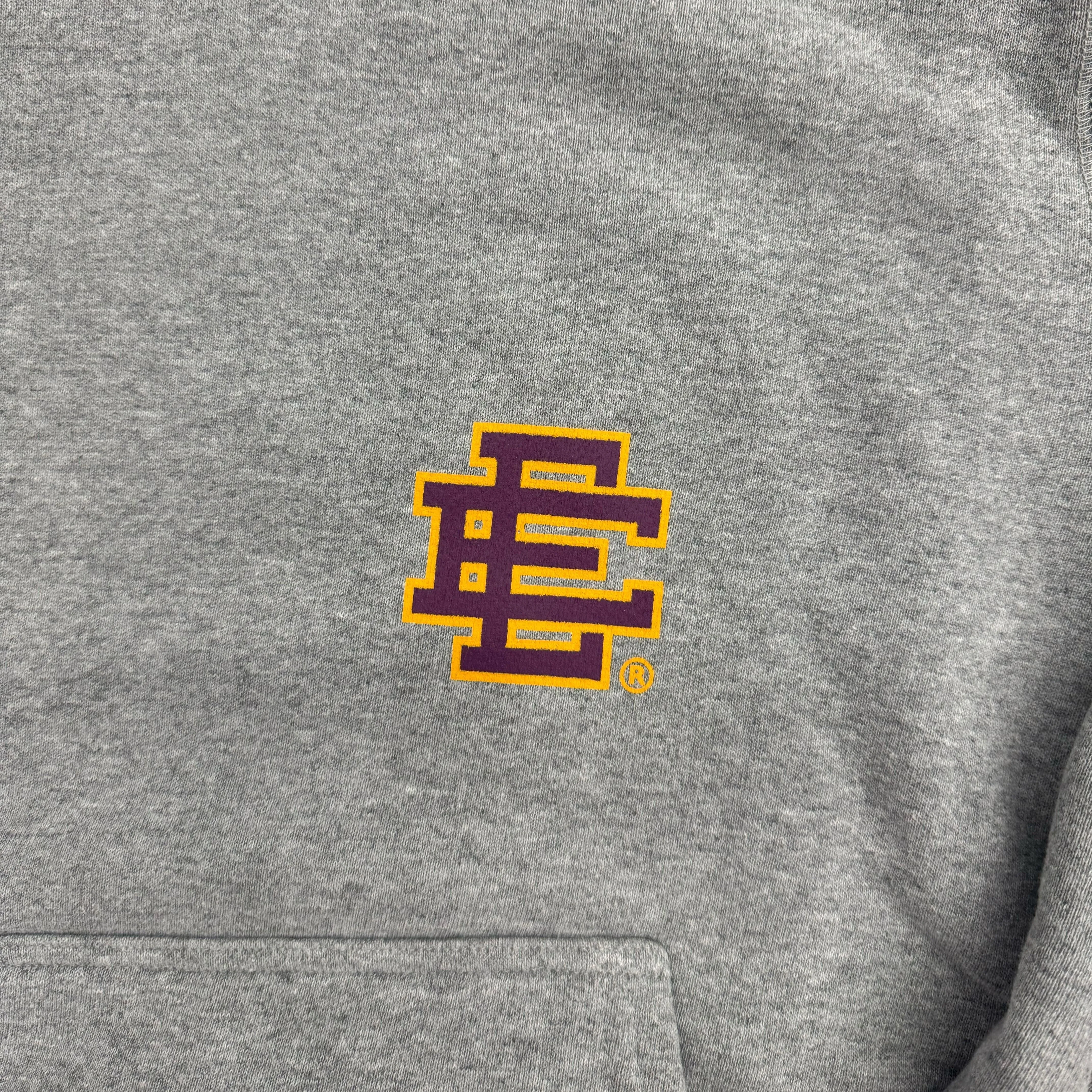 Eric Emanuel EE Basic Hoodie (SS23) Heather Grey/Purple/Yellow (Used) sold by PLUS product image thumbnail 3