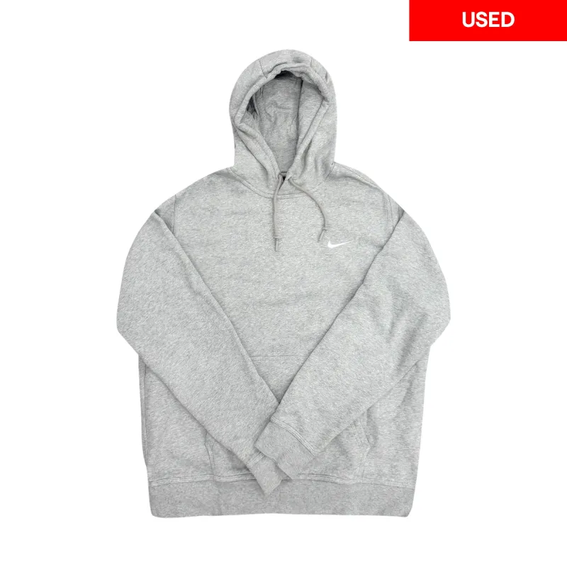 Nike Grey Swoosh Hoodie (Used) sold by PLUS