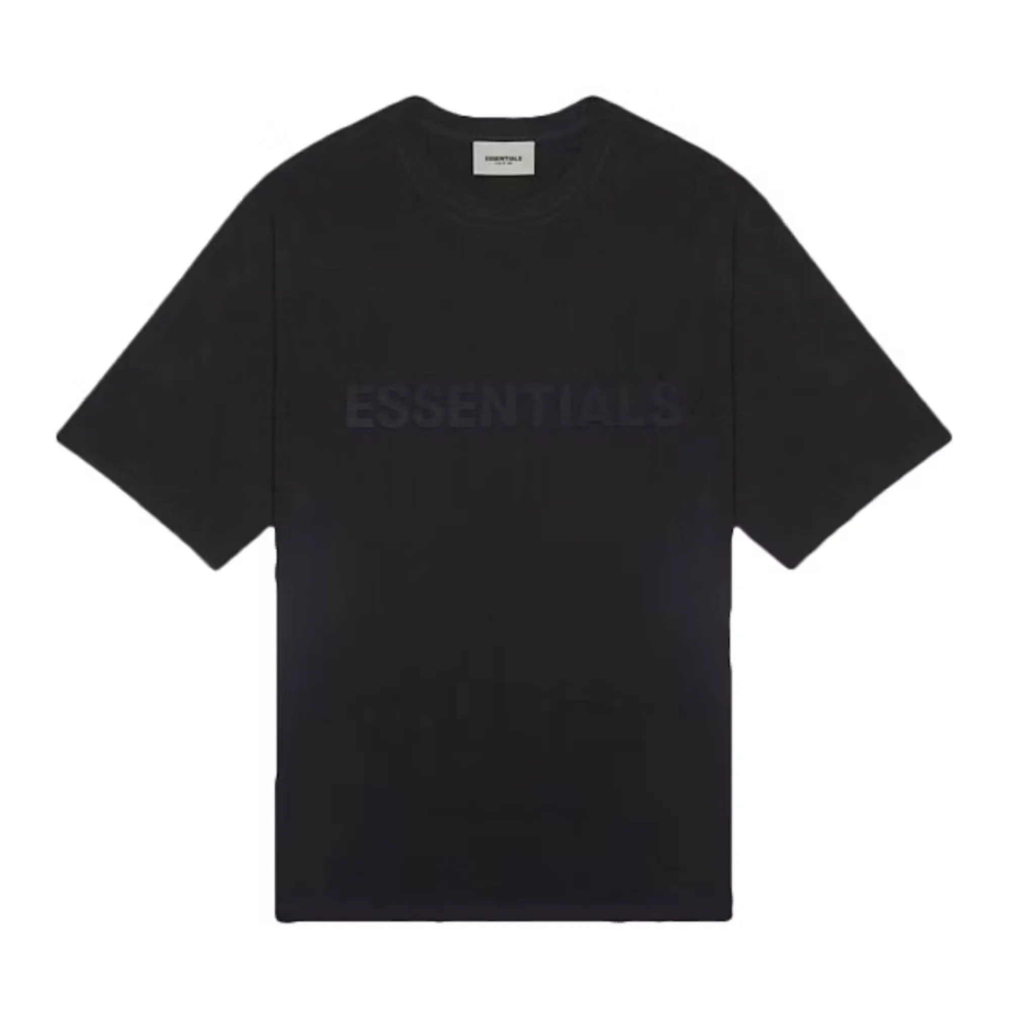 FOG Essentials Boxy T-Shirt Applique Logo Dark Slate/Stretch Limo/Black sold by PLUS