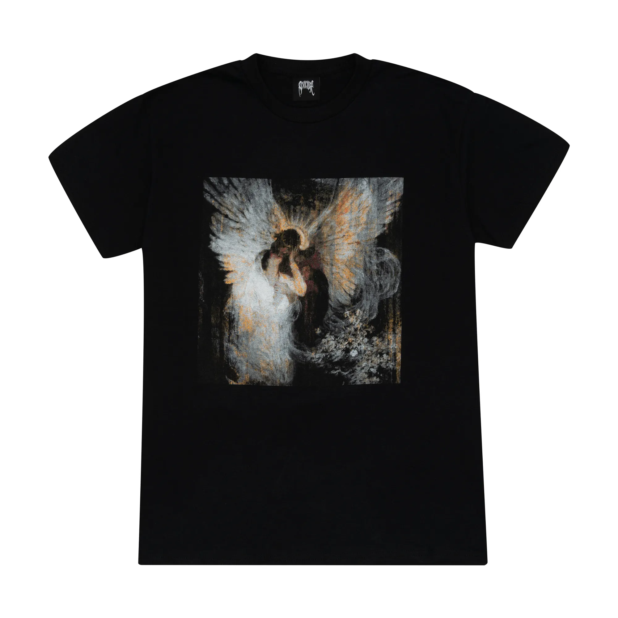 Revenge Angel Kiss Tee Black sold by PLUS