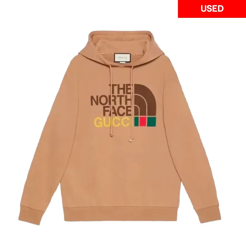 Gucci x The North Face Cotton Hoodie Brown (Used) sold by PLUS