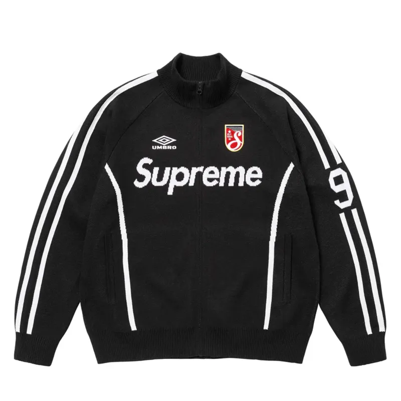 Supreme Umbro Zip Up Sweater Black sold by PLUS