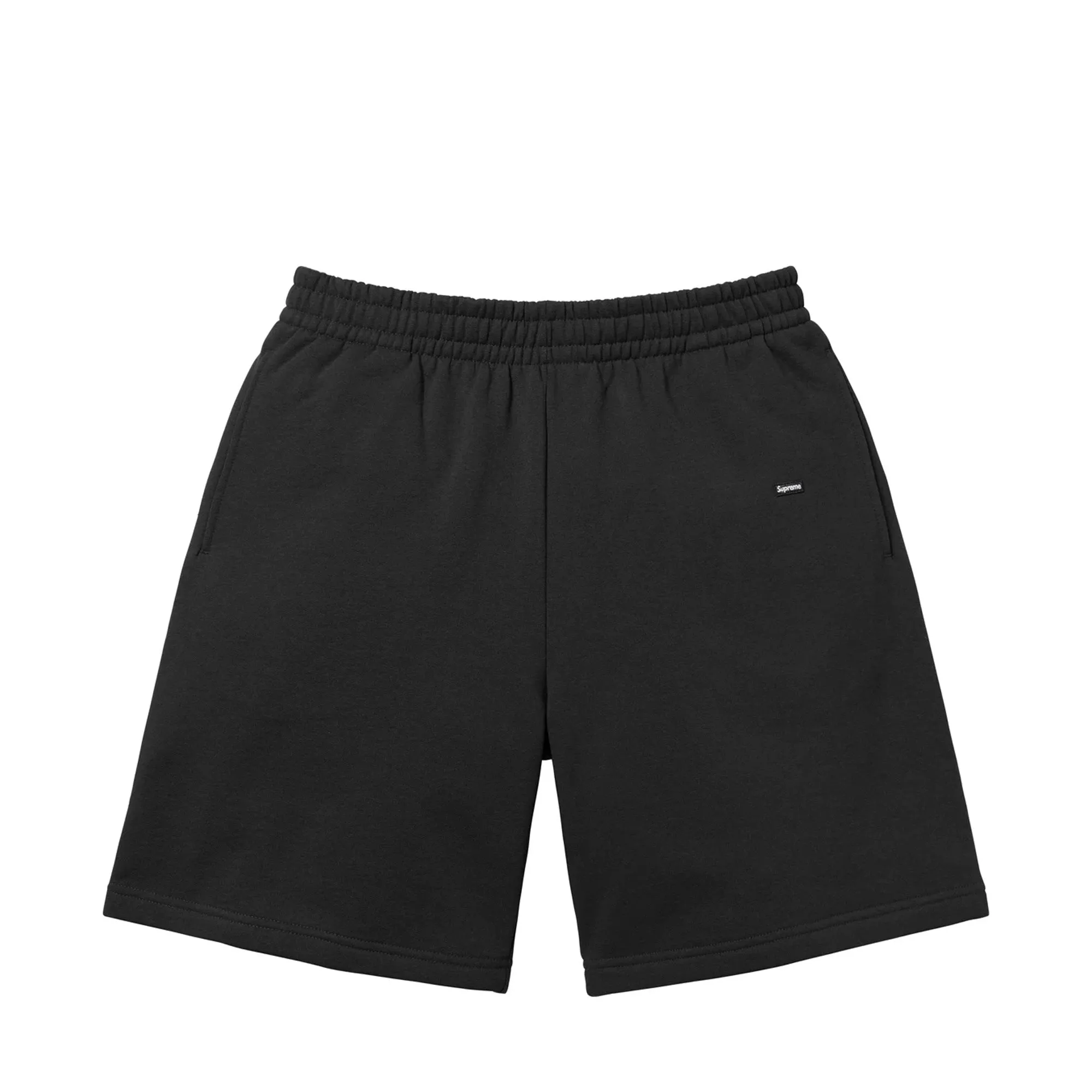 Supreme Small Box Sweatshort (SS25) Black sold by PLUS