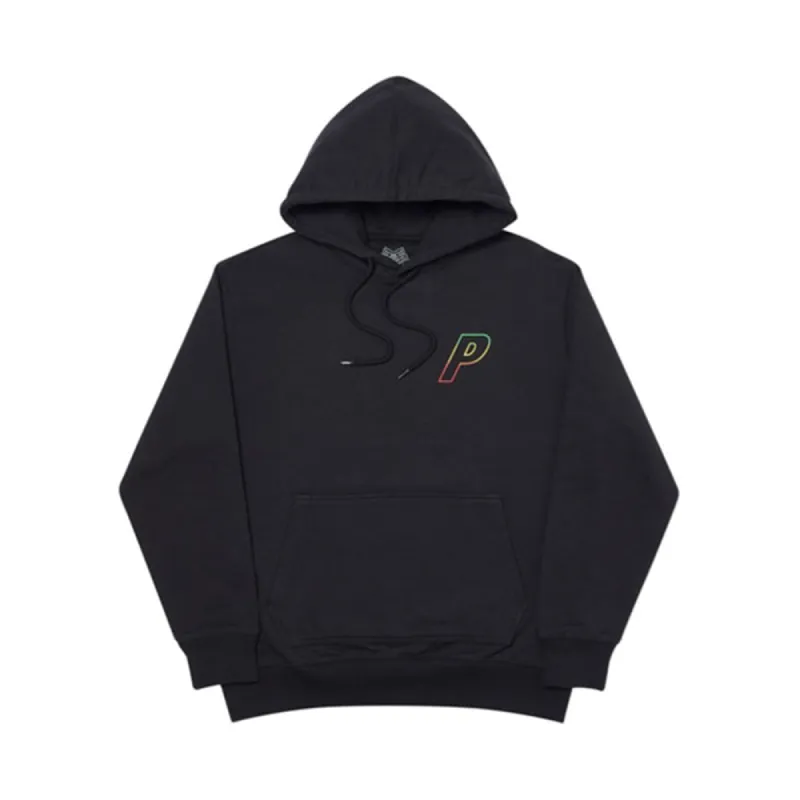 Palace Linear Triple Fade Hood Black sold by PLUS