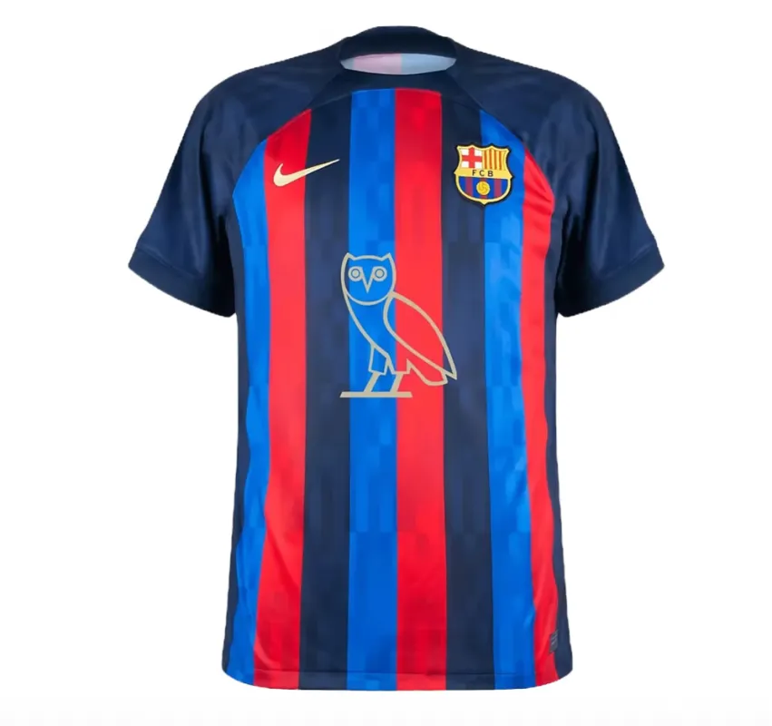 OVO x Barcelona Drake Edition Jersey 22/23 made by PLUS