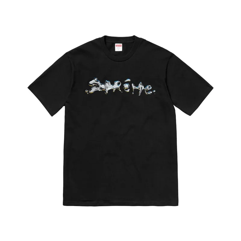 Supreme Liquid Tee Black sold by PLUS