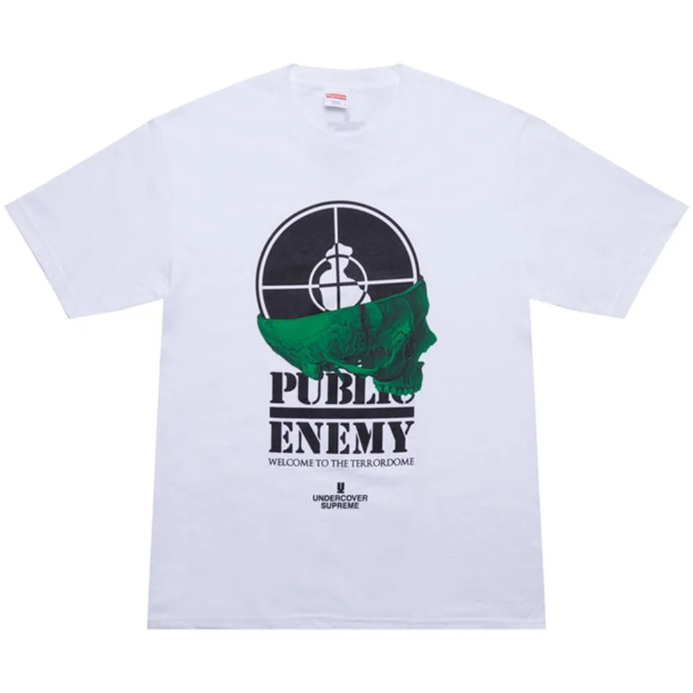 Supreme UNDERCOVER/Public Enemy Terrordome Tee White sold by PLUS