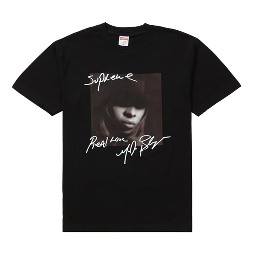 Supreme Mary J. Blige Tee Black sold by PLUS