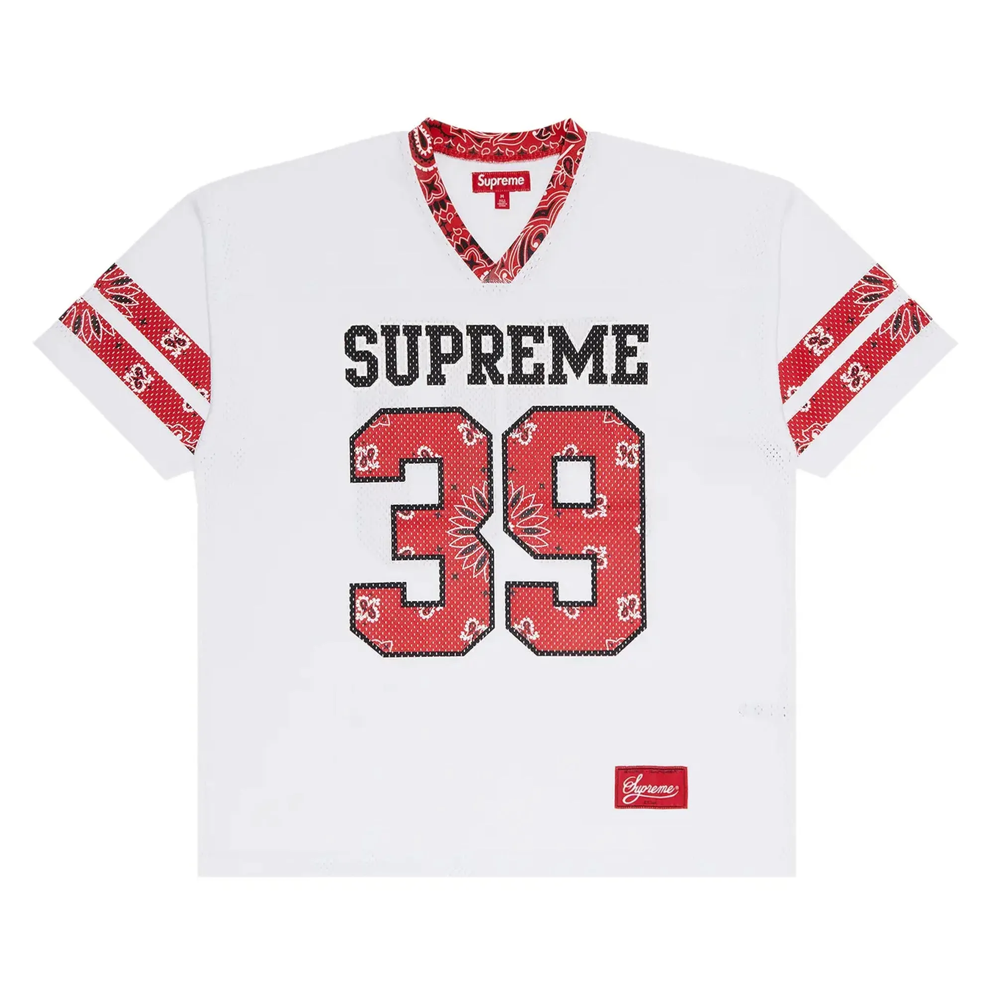 Supreme Bandana Football Jersey White sold by PLUS