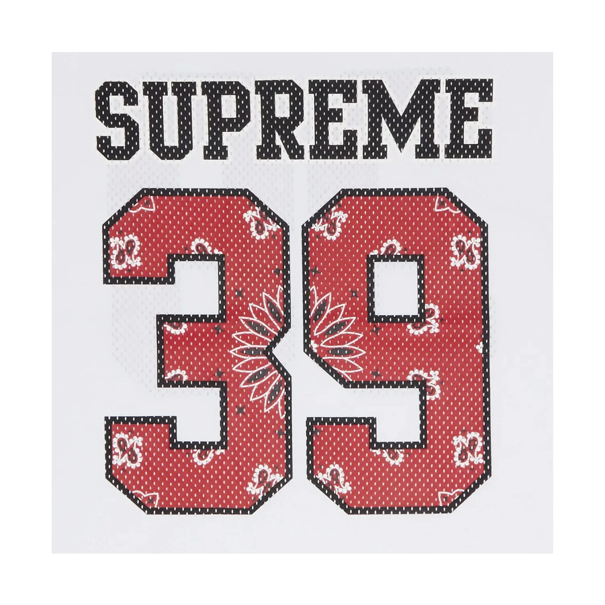 Supreme Bandana Football Jersey White sold by PLUS product image thumbnail 3