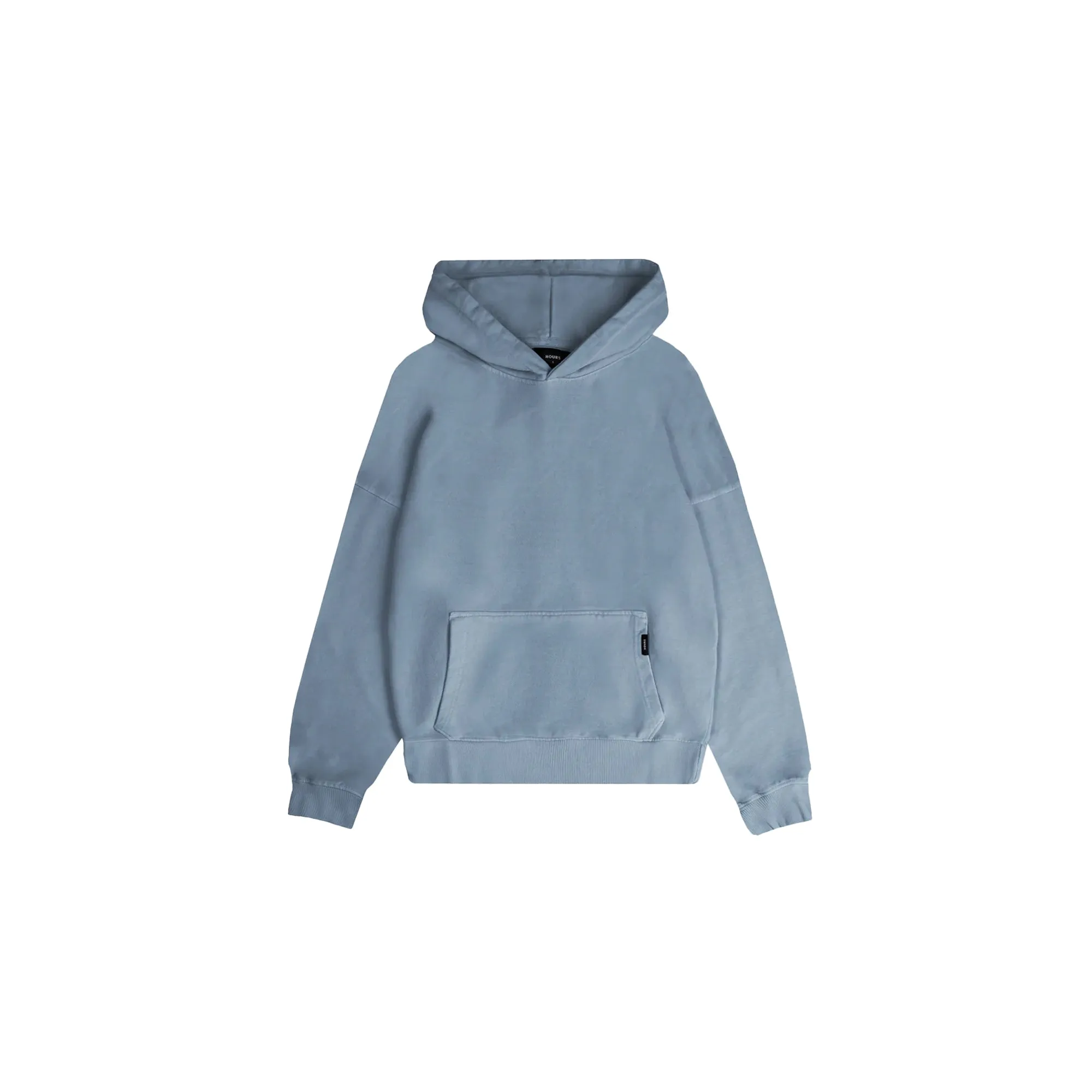 Hours Drop Shoulder Hoodie Vintage Blue sold by PLUS