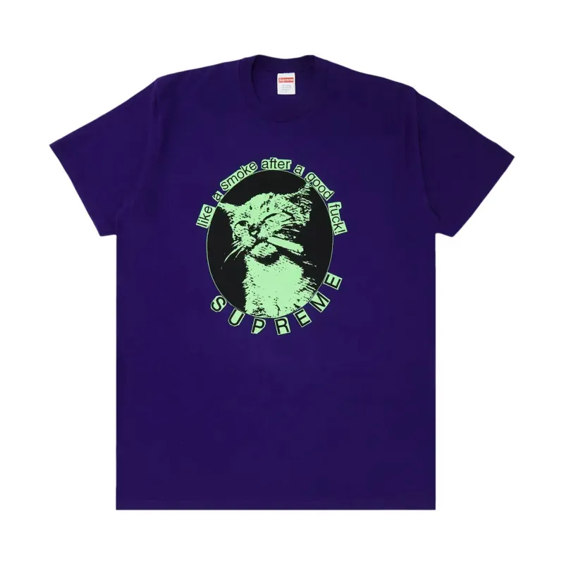 Supreme Arabic Logo T-Shirt 'Purple Yellow' SUP-SS23-184