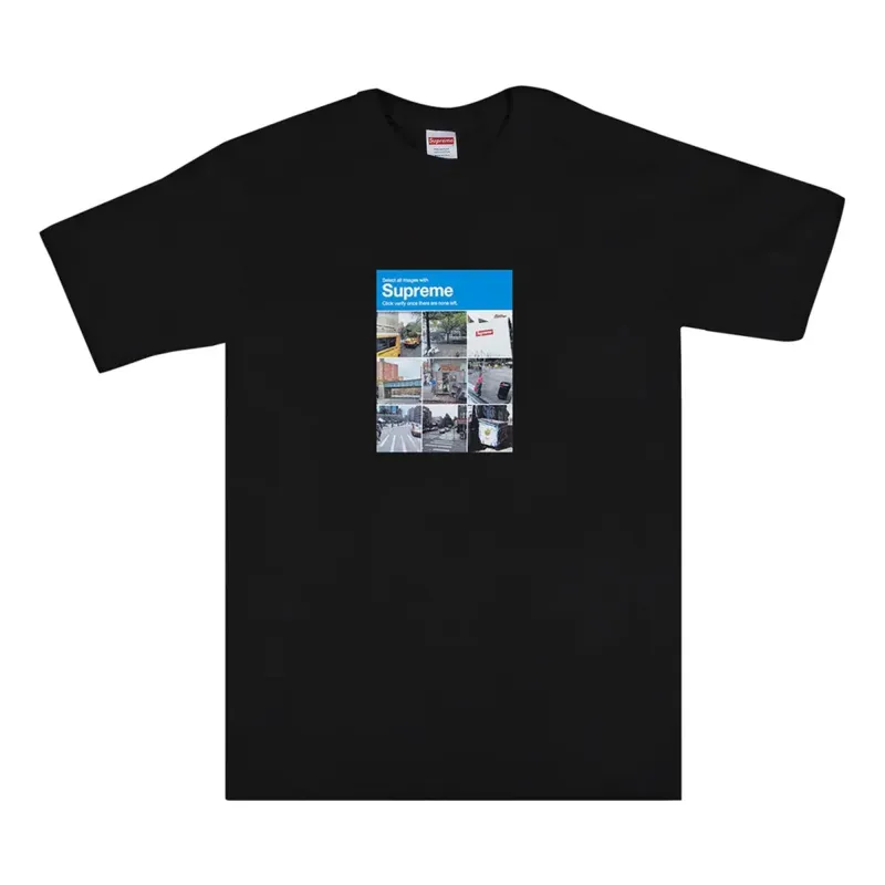 Supreme Verify Tee Black sold by PLUS