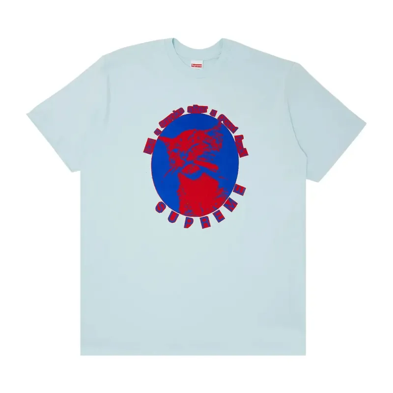 Supreme Smoke Tee Pale Blue (SS23) sold by PLUS