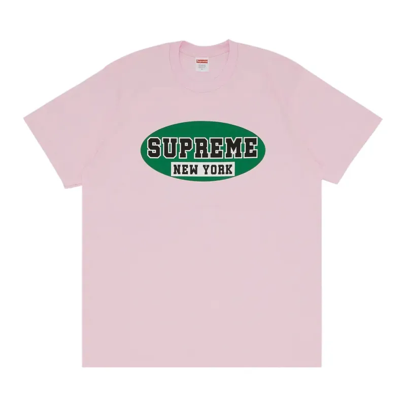 Supreme New York Tee Light Pink sold by PLUS