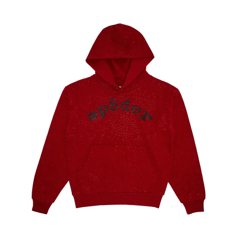 Spider Worldwide VVS Hoodie Red sold by PLUS