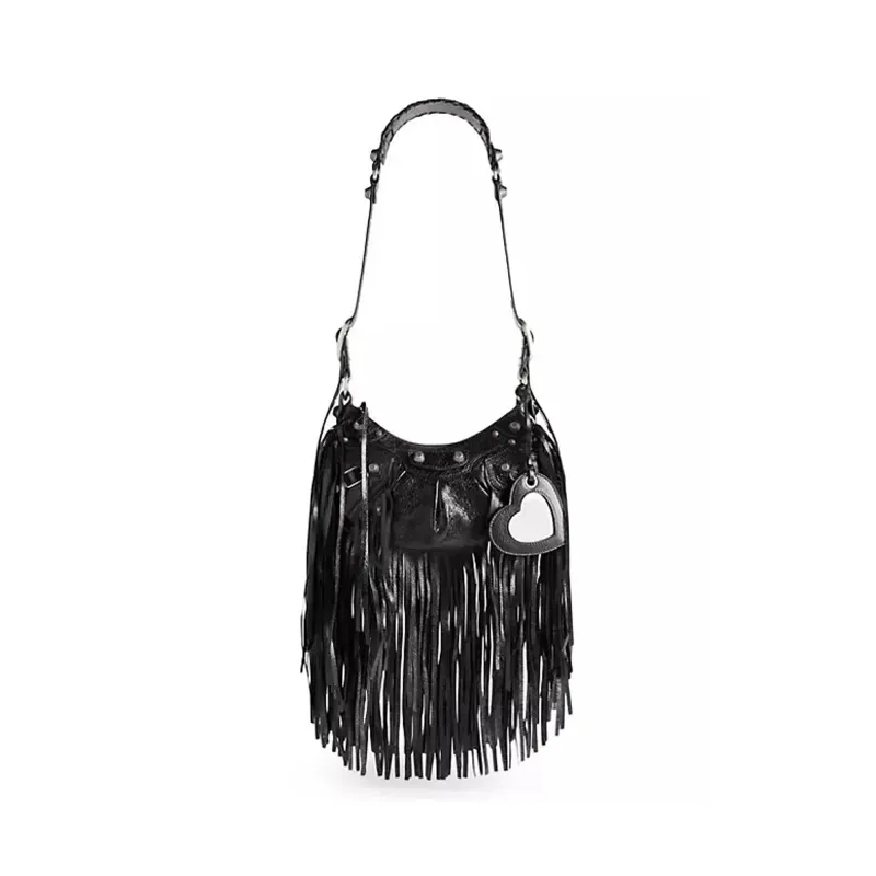 Balenciaga Le Cagole Fringe Bag sold by PLUS