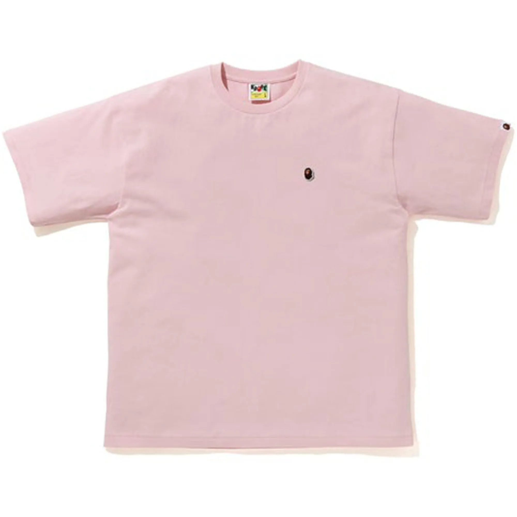 BAPE Ape Head One Point Tee Pink sold by PLUS