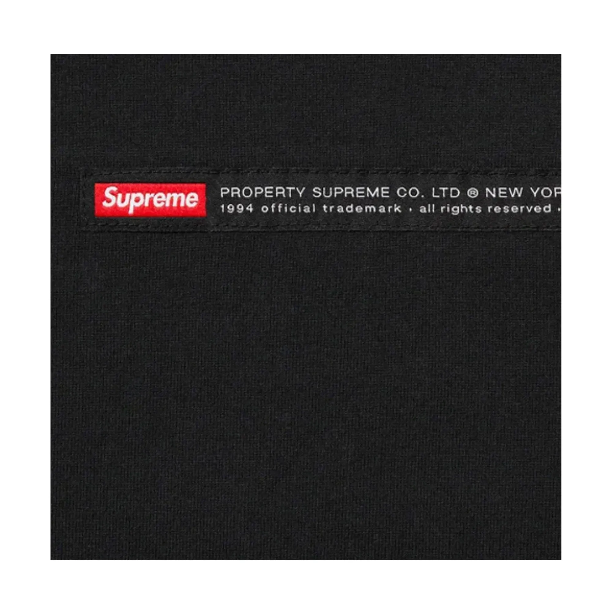 Supreme Property Label S/S Top Black sold by PLUS product image thumbnail 2