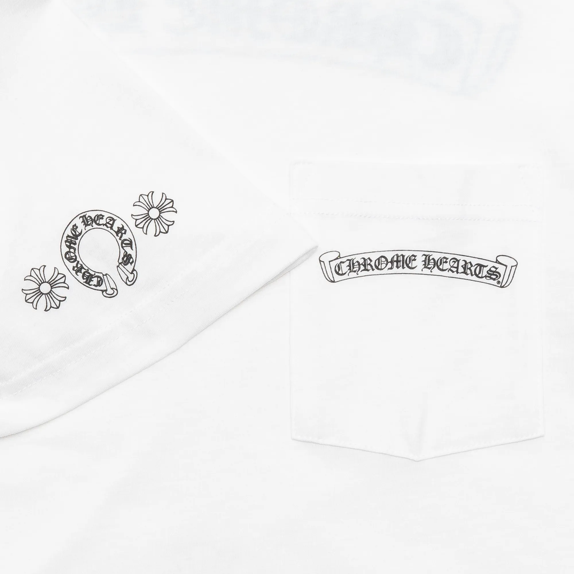 Chrome Hearts Multi Color Cross Scroll Tee White sold by PLUS product image thumbnail 4