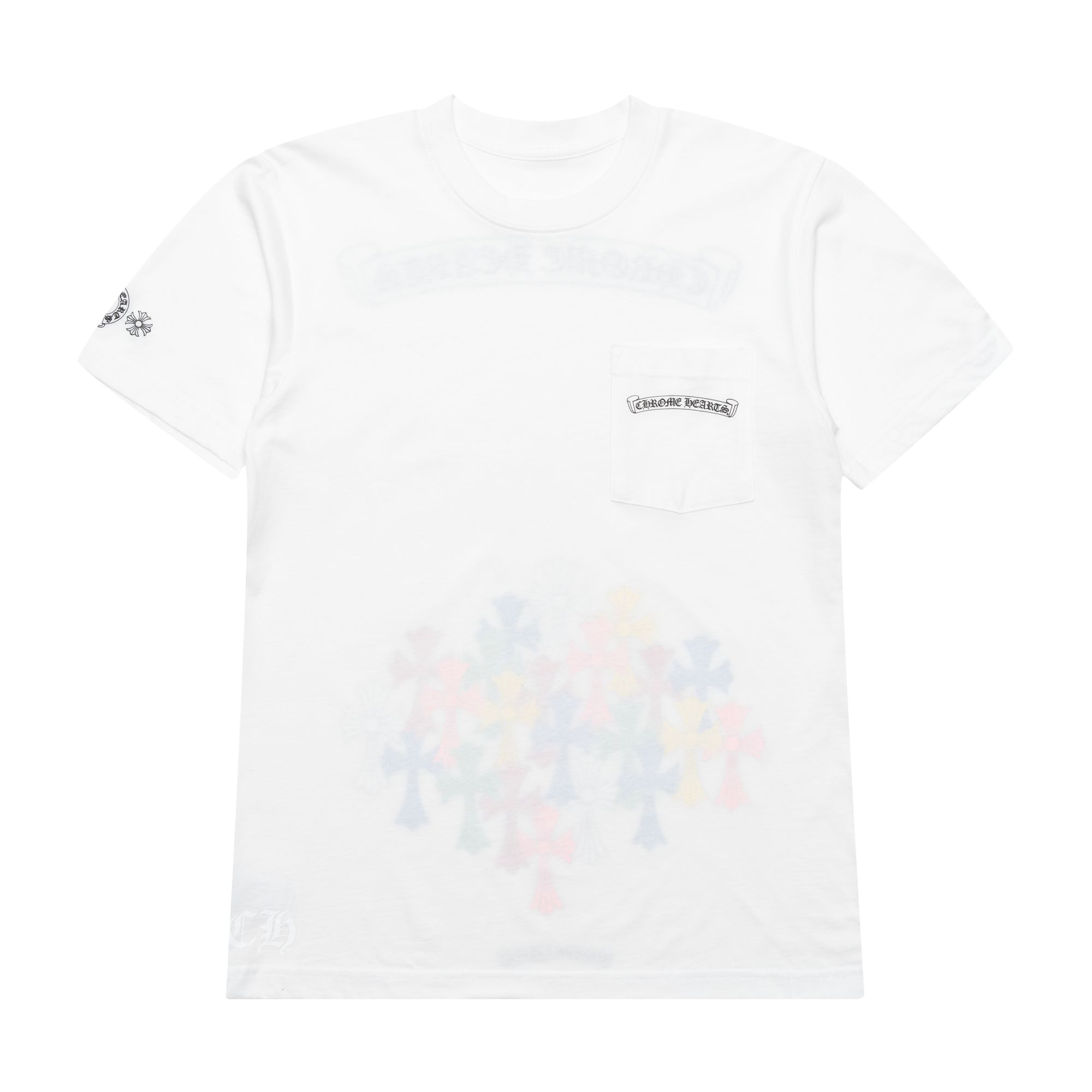 Chrome Hearts Multi Color Cross Scroll Tee White sold by PLUS product image thumbnail 2