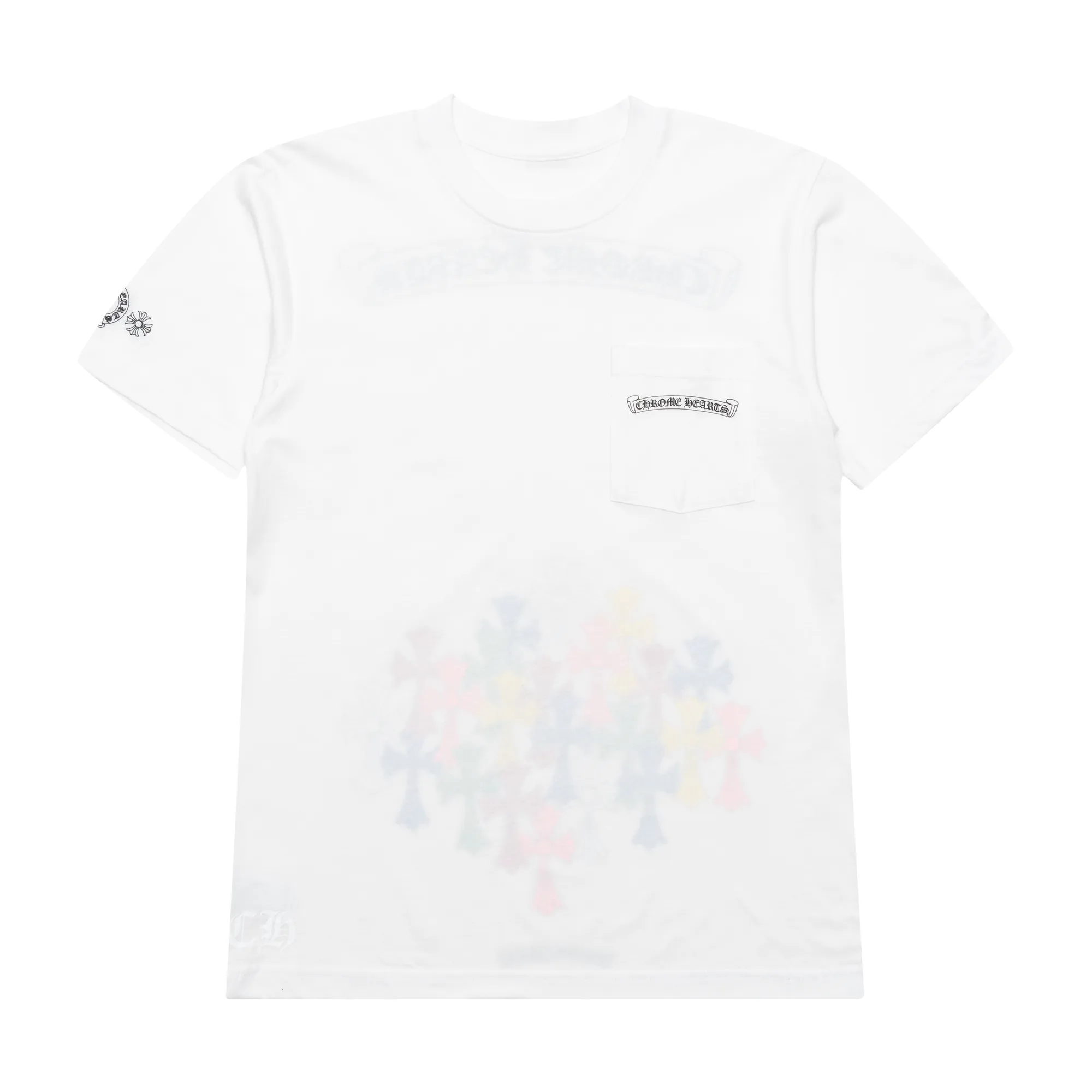 Chrome Hearts Multi Color Cross Scroll Tee White sold by PLUS product image thumbnail 2