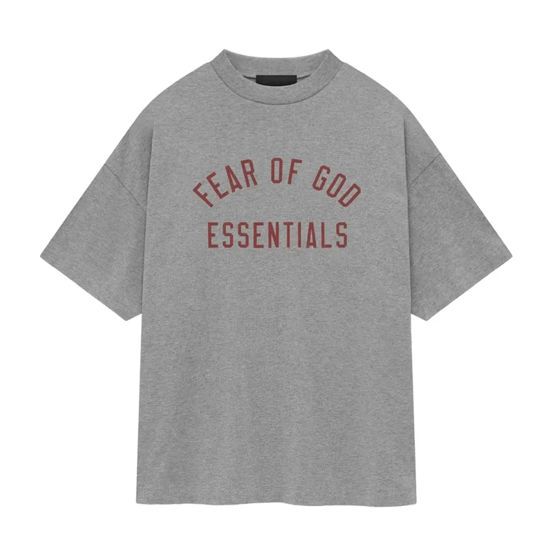 FOG Essentials Jersey Crewneck Tee Dark Heather sold by PLUS