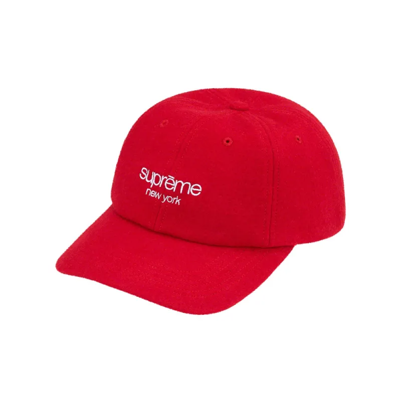 Supreme Waxed Wool 6-Panel Red sold by PLUS