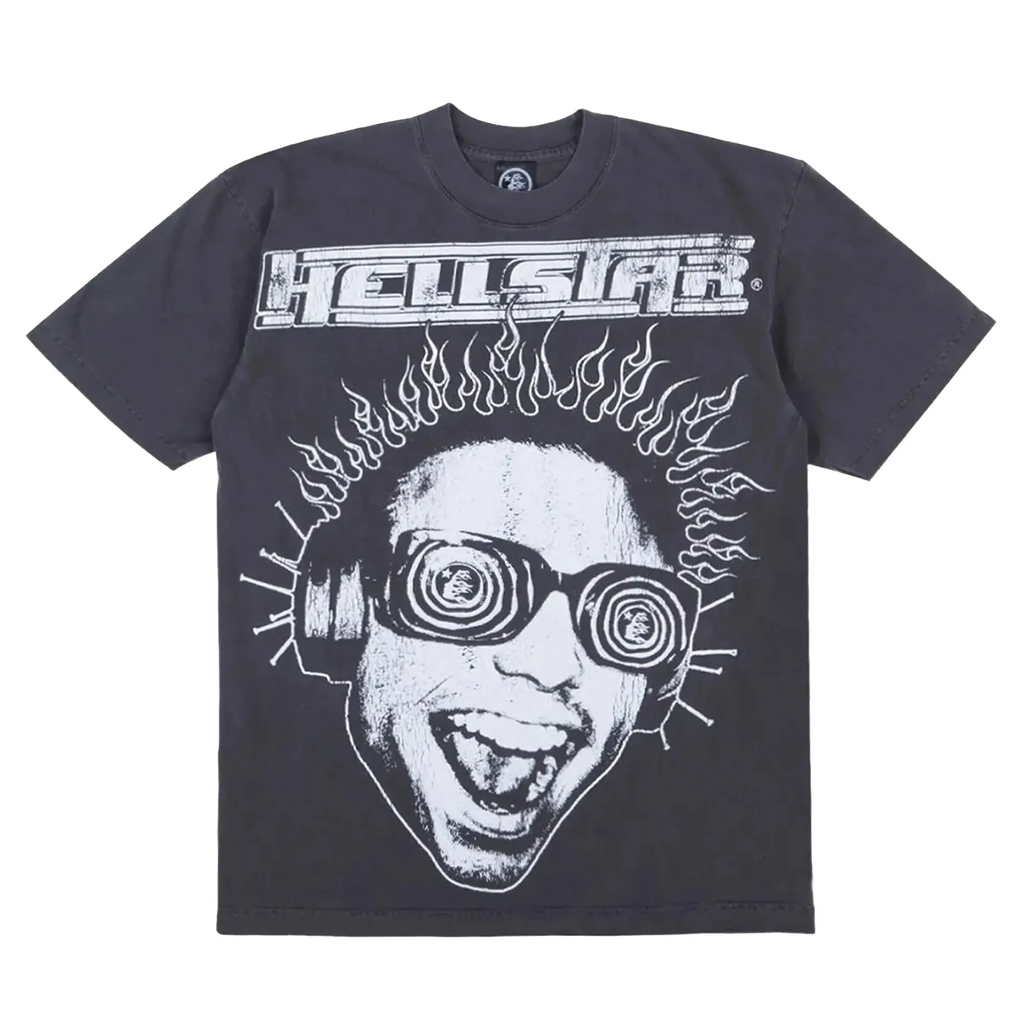 Studios Rage Tee Washed Black sold by PLUS