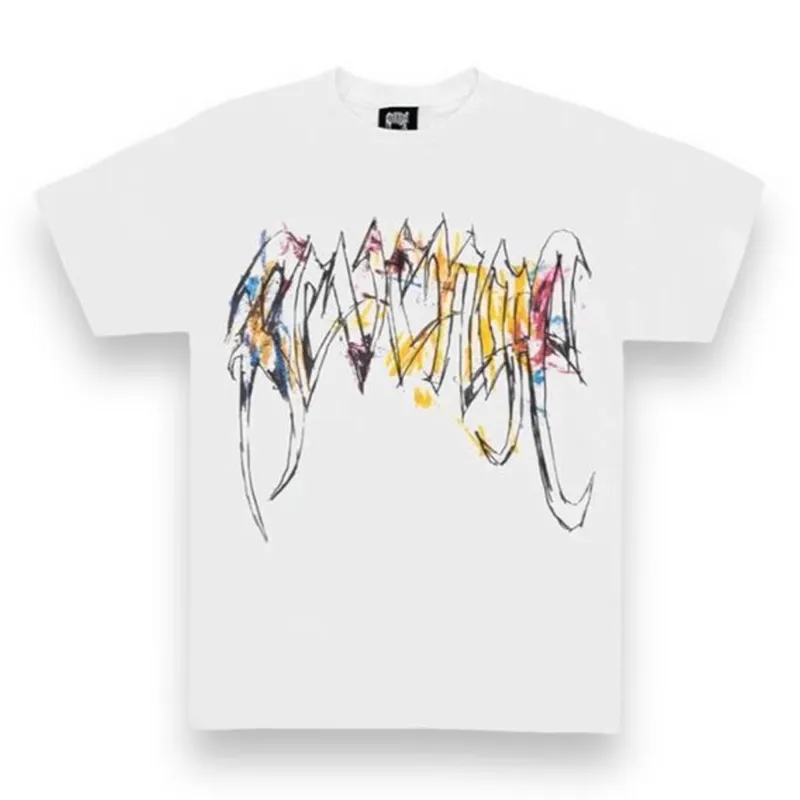 Revenge x Lil Durk Painting Tee White sold by PLUS
