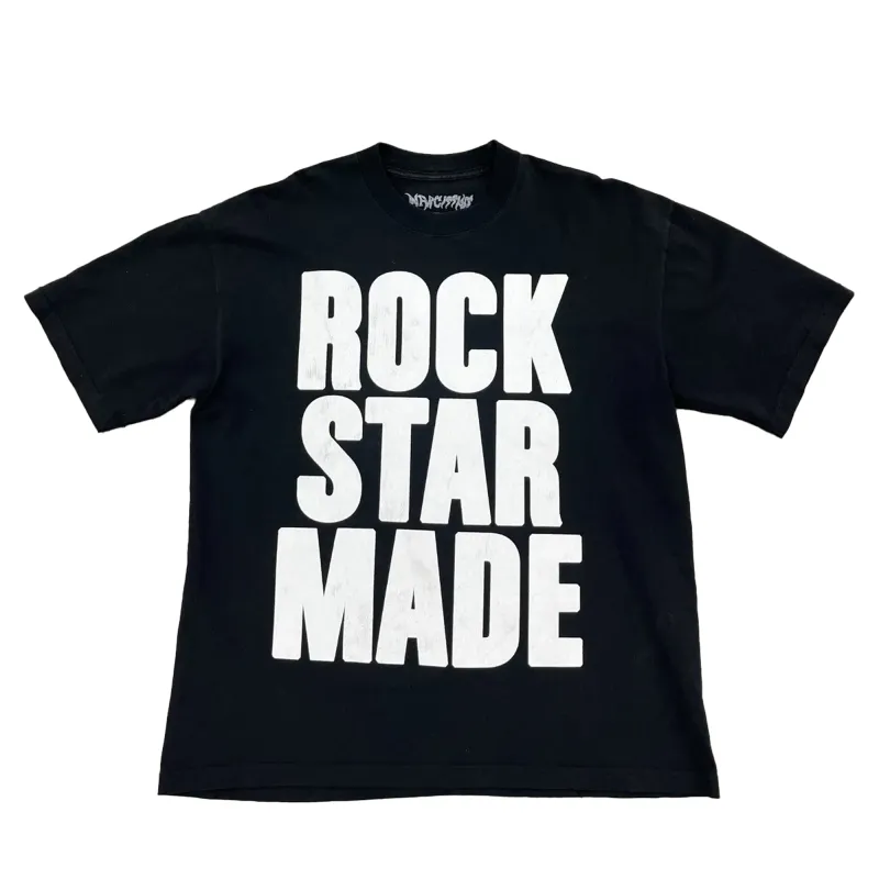Playboy Carti Rock Star Made Narcissist Tee Black sold by PLUS