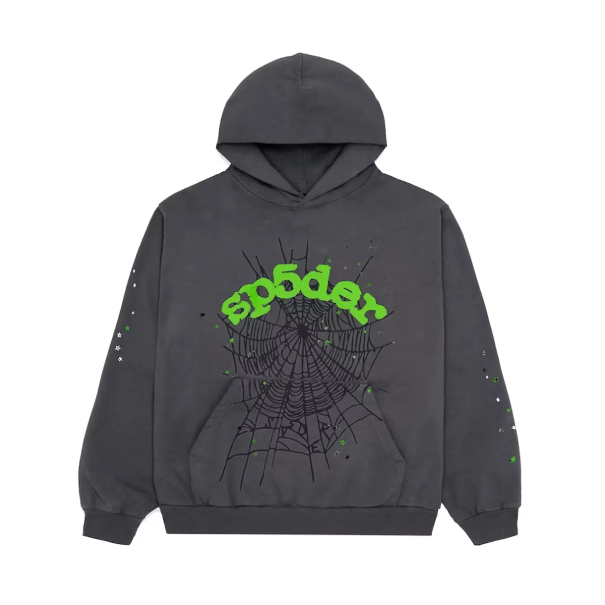 Spider Worldwide Wait Web Hoodie Slate Grey sold by PLUS