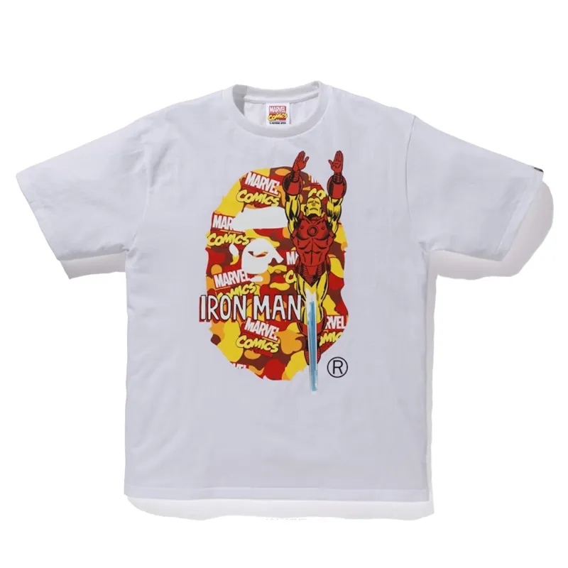 BAPE x Marvel Camo Iron Man Ex Tee sold by PLUS
