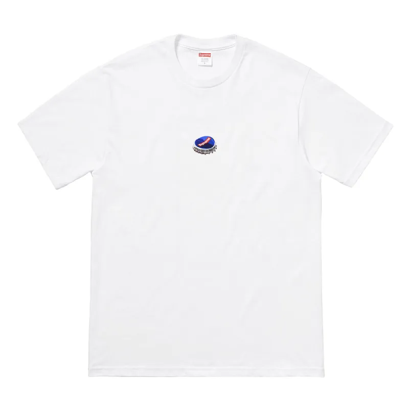 Supreme Bottle Cap Tee White sold by PLUS