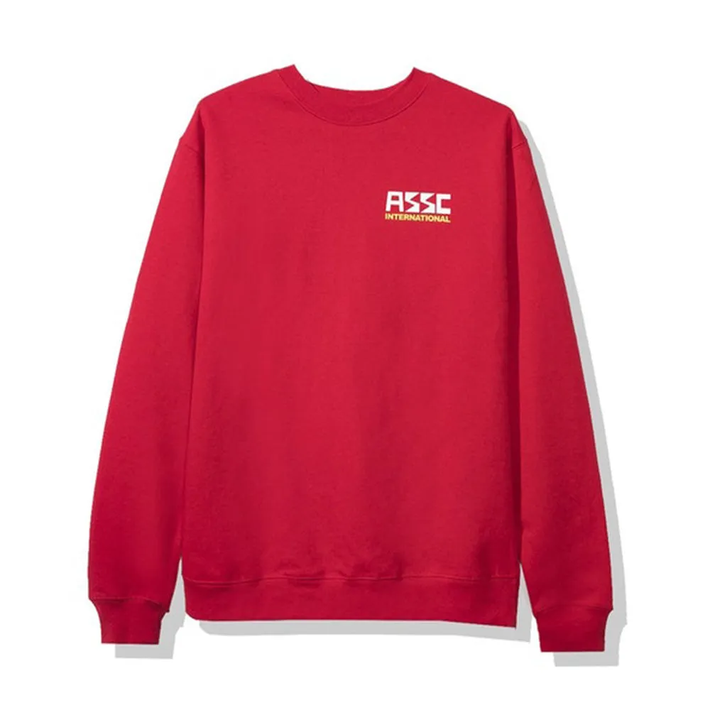 Anti Social Social Club 300ZX Crewneck Red sold by PLUS product image thumbnail 2