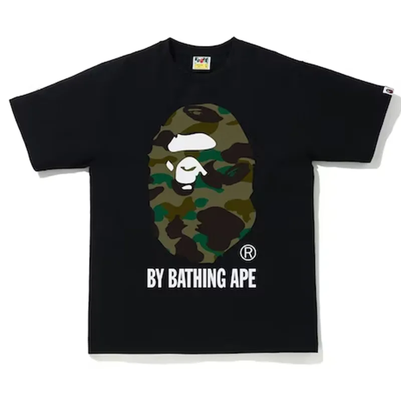 Bape 1st Camo By Bathing Ape Tee Black/Green sold by PLUS