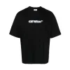 Off-White Blurred Logo T-Shirt Black sold by PLUS
