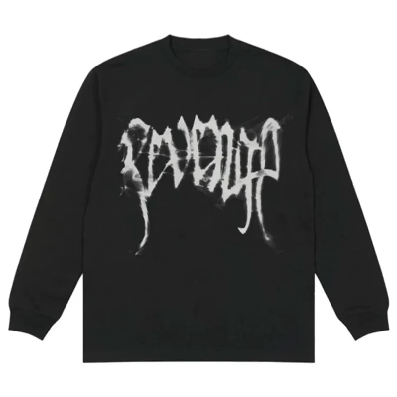 Revenge Smoke Long Sleeve Tee Black sold by PLUS